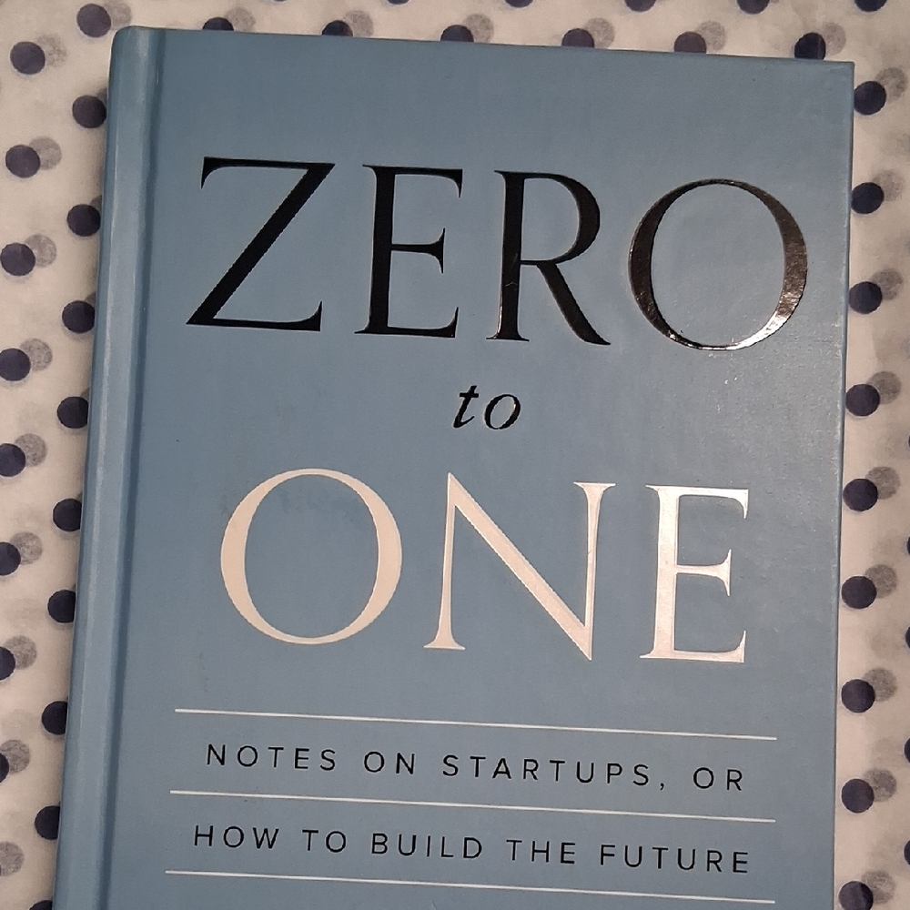 Zero to One Light Blue Hardcover Book